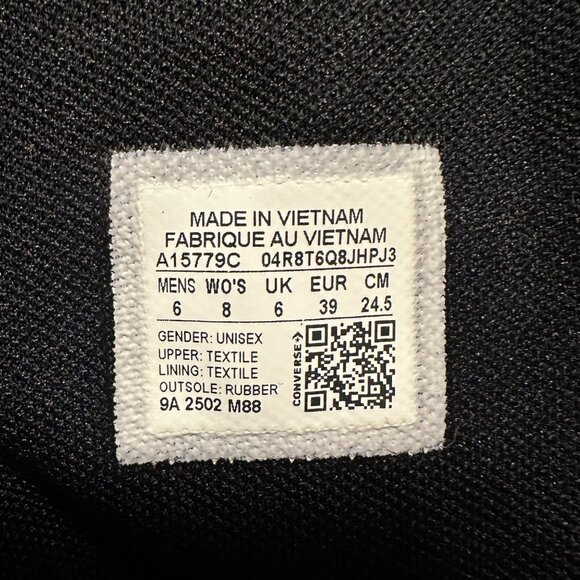 ⭐Converse Chuck Taylor All Star XXHi Pride Sz 6 Mens Shoes Sneaker Black A15779C - Picture 9 of 10